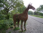 Wicker horse