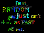 I am not RAMDOM