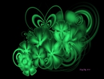 Flower Fun in Green