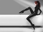 Girl in Latex