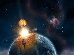 EXPLOSION OF THE PLANET