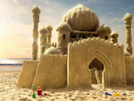 castle in the sand