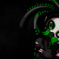 Industrial Green Girl