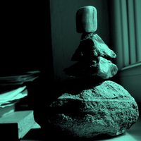 My small mountain with rocks :)