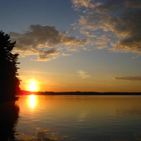 June Sunset in Northern Ontario