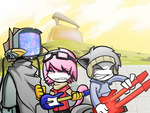 Chibi Haruko, Naota, & Canti