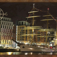 gorch fock by night