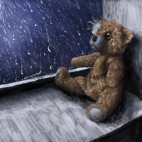 Bear Near Window (3D)