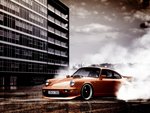 Porsche Burnout