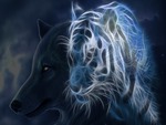 tiger & wolf fractal guardian