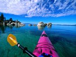 Kayak in Seychelles Islands