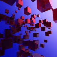 red-iridium-blocks-blue-sky