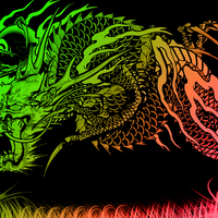 Dragon Green-Red