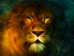 The-King-of-the-Jungle-a-Lion-Frontal-Portrait-in-Fractalius-Art