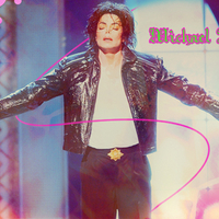 Michael Jackson pink glow wallpaper