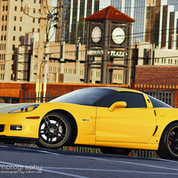 Yellow 2009 Chevrolet Corvette C6 Z06