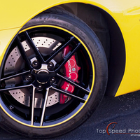 Yellow 2009 Chevrolet Corvette C6 Z06