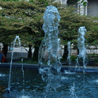 Water fountain in the park