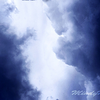 blue storm clouds