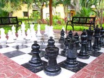 ~Huge Chess Board~Occidental Grand Xcaret Hotel~Playa Del Carmen, Mexico~