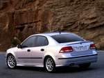 Silver Saab 9-3