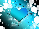 Blue Heart Vector