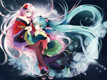 Vocaloid Hatsune Miku & Megurine Luka