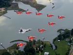 f22 and red arrows
