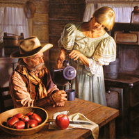 Early morning coffee