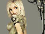 3D Blonde Girl