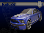 Shelby GT500 blue