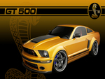 Shelby GT500 Yellow