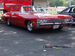 1968 chevy impala convertable red