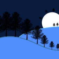 the trees on the moon!!!