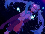miku and stars