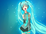 Hatsune Miku singing