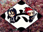 Byakuya and Renji