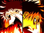 Hollow and Ichigo