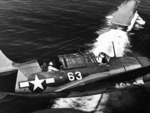 Curtiss Helldiver with USS Yorktown