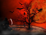 Reaper under the red moon