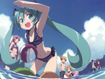 Vocaloids' Beach Day
