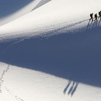 Alpinists Chamonix France