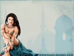 Belly Dancer in Turquoise