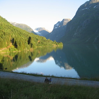road to Fjord glacier