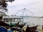 Cochin harbour fishing village