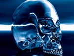 blue skull