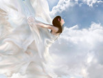 angel in the clouds