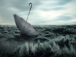 desolate umbrella