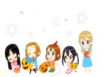 Halloween Chibi Mio Ritsu Yui Azusa & Mugi