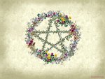 Wiccan Floral Wreath
